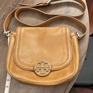 Tory Burch Tan Leather Crossbody Bag